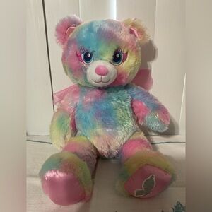 Build A Bear Rainbow Plush Teddy Bear